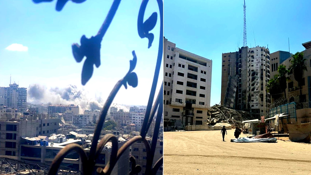 البرج الثاني خلال التصعيد العسكري: سلاح الجو الإسرائيلي يستهدف برج السوسي في غزة