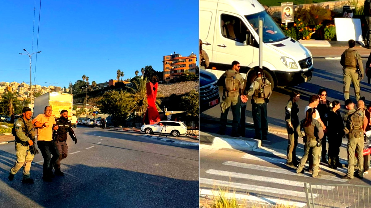 أم الفحم: الشرطة الإسرائيلية تقتحم وقفة احتجاجية وتعتقل متظاهرين ضد الحرب على غزة