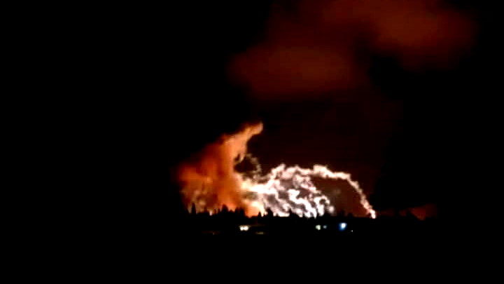 غارات إسرائيلية تستهدف مواقع عسكرية في سوريا