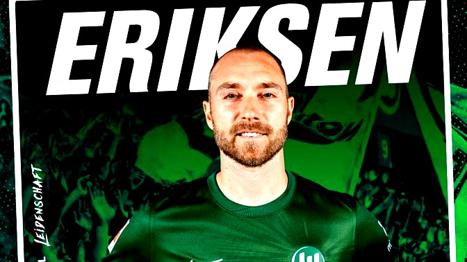 فولفسبورغ يعلن تعاقده بالمجان مع الدنماركي كريستيان إريكسن