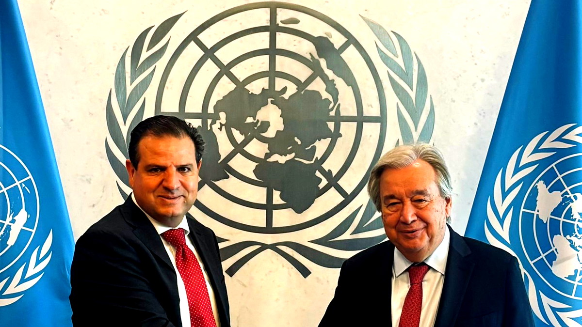 عودة يلتقي غوتيريش: لابد من تحرك دولي لوقف حرب الإبادة في غزة ومكافحة الجريمة في المجتمع العربي