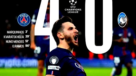 باريس سان جيرمان يستهل حملة الدفاع عن لقبه برباعية وأرقام نارية