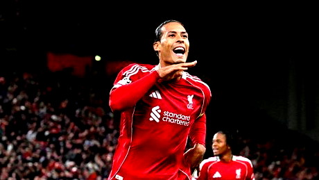 فان دايك يخطف الأضواء من صلاح في فوز ليفربول المجنون ضد أتلتيكو