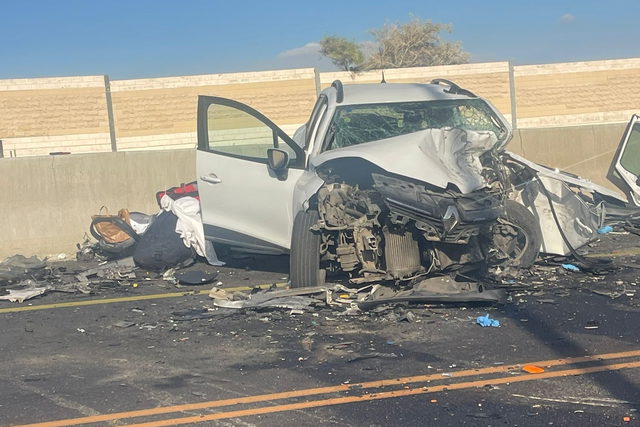 إصابة 5 أشخاص بجراح متفاوتة جراء حادث طرق على شارع 60- بينهم حالة خطيرة