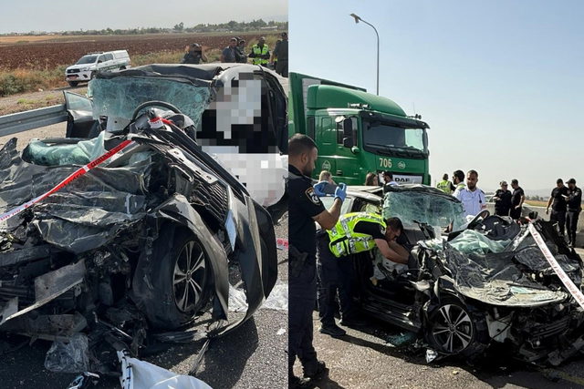 مصرع رجل (60 عامًا) من جرّاء حادث طرق وقع بين مركبتين على شارع 71 في منطقة المروج
