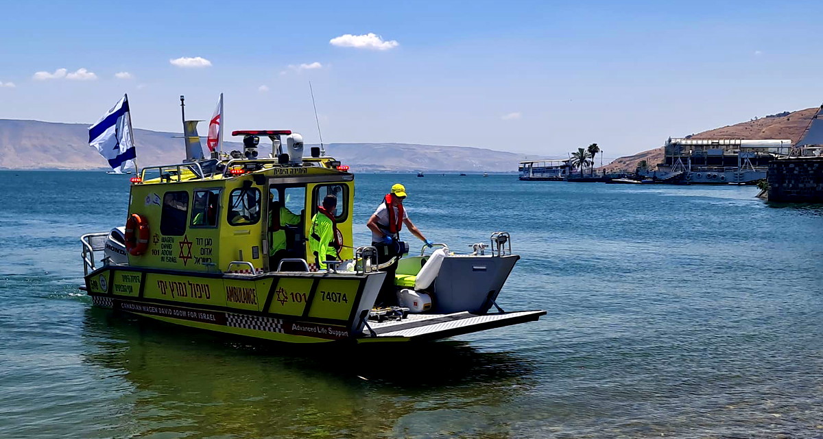 مصرع رجل (48 عامًا) من جرّاء تعرّضه للغرق اللّيلة الماضية في بحيرة طبريا