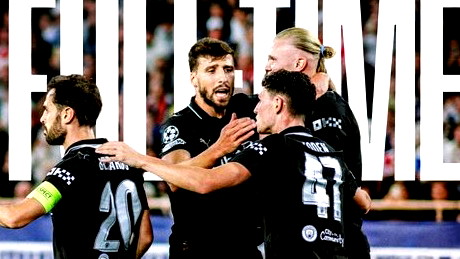 رغم ثنائية هالاند.. موناكو ينتزع تعادلًا ثمينًا من مانشستر سيتي في دوري الأبطال