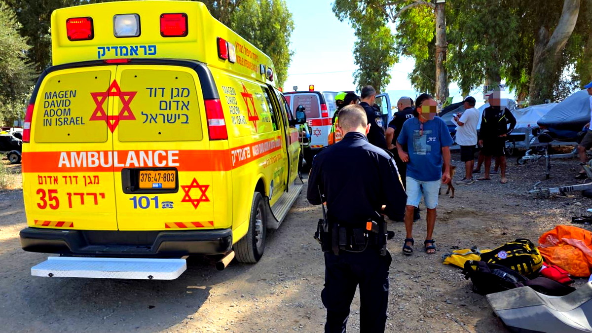 إصابة شاب بجروح متوسطة إثر انفجار دراجة مائية في بحيرة طبريا