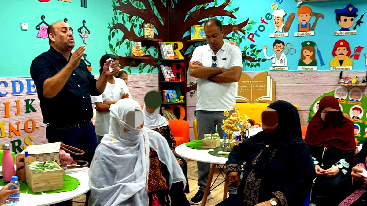 زيارة وفد من مركز المسنين إلى مدرسة السلام الابتدائية في عرعرة النقب