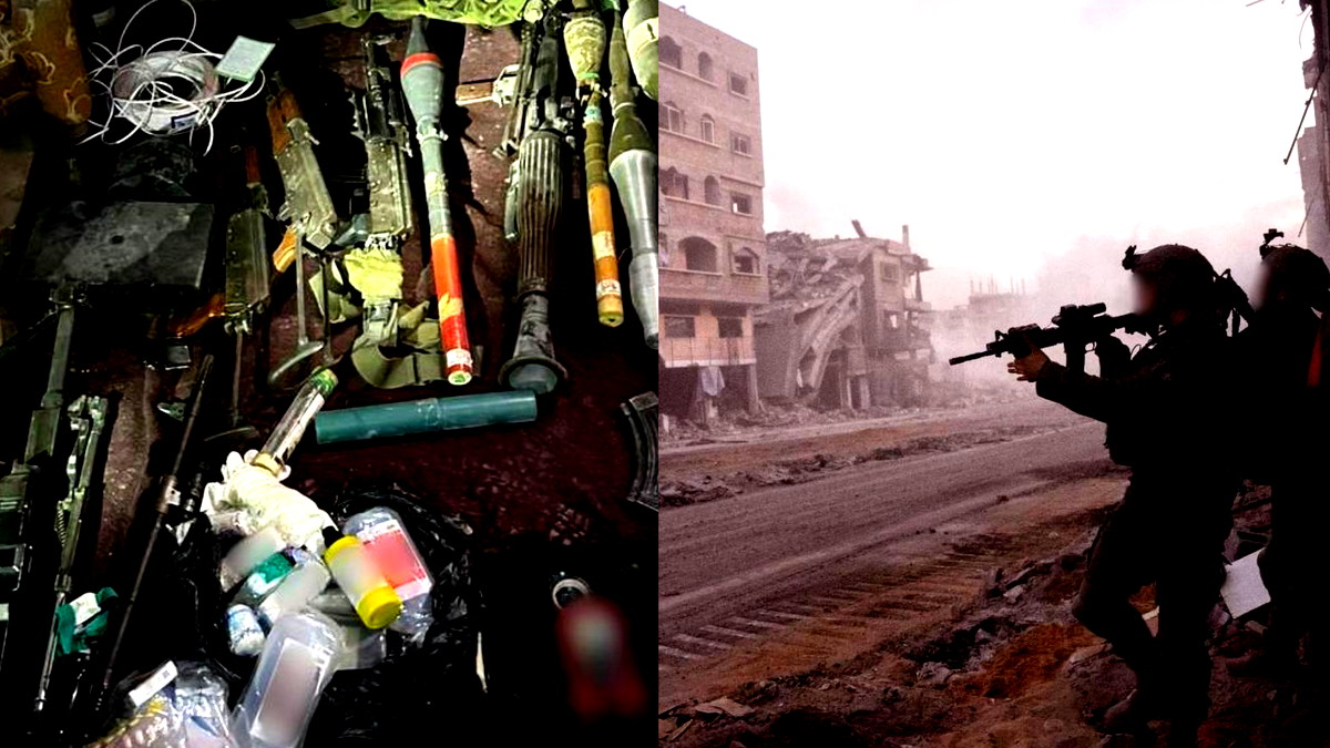 توثيق بالفيديو| الجيش الإسرائيليّ يعلن العثور على قذائف صاروخية بعيدة المدى في مدينة غزّة