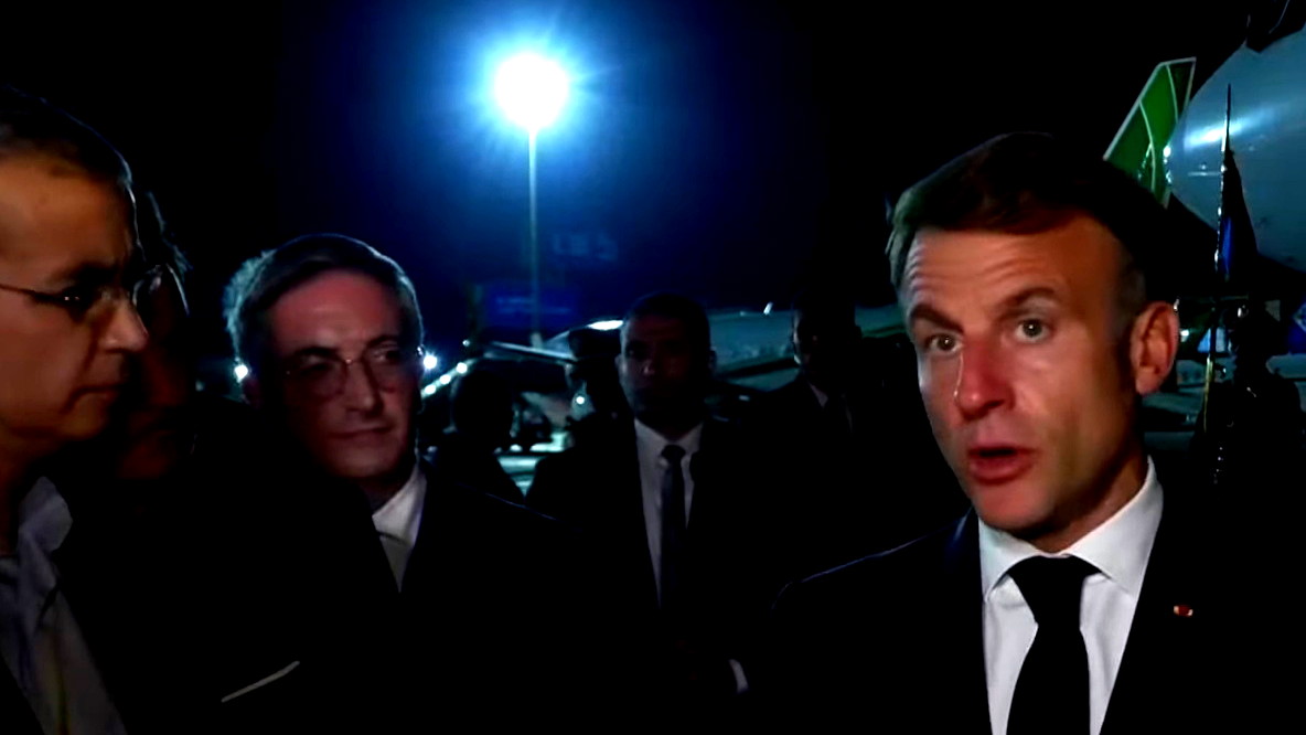 ماكرون: نعمل على نشر قوة أممية في غزة وتدريب قوات فلسطينية لحفظ الأمن