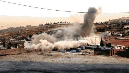 الجيش الإسرائيلي يشن غارات على مرتفعات علي الطاهر في بلدة كفرتبنيت جنوب لبنان