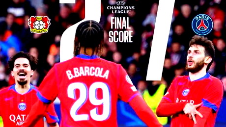 سان جيرمان يسحق ليفركوزن بسباعية ويتصدر دوري أبطال أوروبا