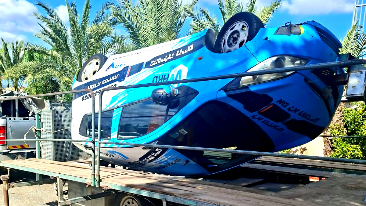 إنطلاقة ورشة "السيارة المنقلبة" في مدارس كفرقرع الإعدادية – رسالة توعوية قوية حول أهمية حزام الأمان