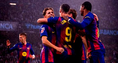 برشلونة يتغلب على سيلتا فيجو برباعية في الليجا 