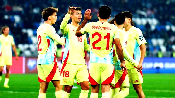 إسبانيا المثالية تسحق جورجيا وتضع قدماً ونصف في كأس العالم 2026