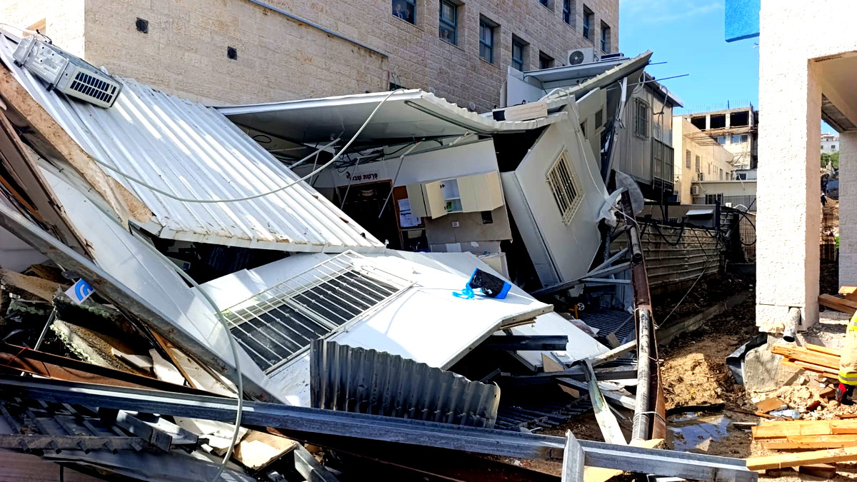 اصابات جراء انهيار مبنى يُستخدم كروضة أطفال في بيت شيمش