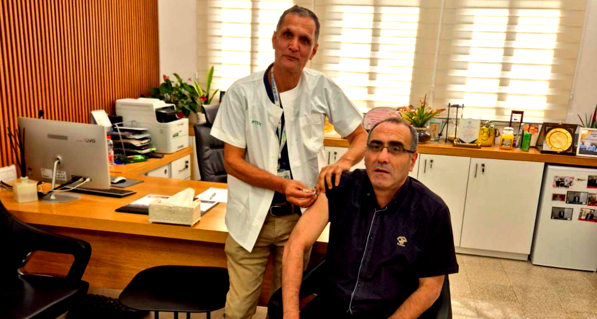 كلاليت لواء شارون-شومرون: عيادة كلاليت برطعة في حملة تطعيمات الإنفلونزا ورفع الوعي الصحي في بلدات مجلس بسمة (ع.ع)