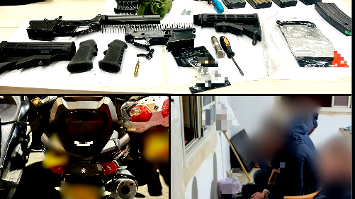 اعتقال خلية مسلحة من سخنين بعد القاء قنبلة 