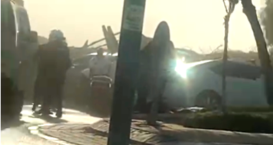 تل السبع:أصابة عدد من المواطنين بعد أن قامت مركبة بدهسهم خلال مطاردة بوليسية