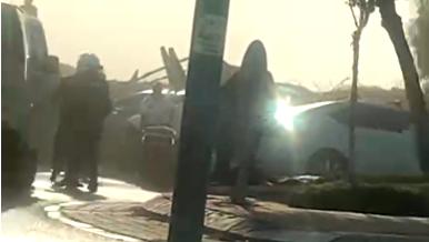 تل السبع:أصابة عدد من المواطنين بعد أن قامت مركبة بدهسهم خلال مطاردة بوليسية