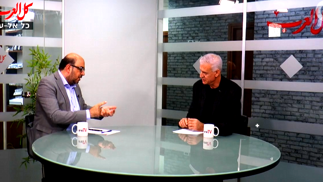 arabTV -سامي أبو شحادة النائب السابق ورئيس التجمع الوطني الديمقراطي في المواجهة: نعم اليوم التجمع أكبر من حزب الجبهة ومن الحركة العربية للتغيير وهذا مثبت بالارقام