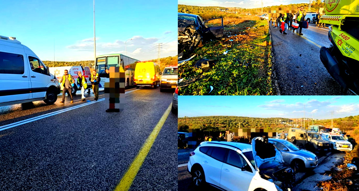 حرب الشّوارع| أربع إصابات بينها خطيرة من جرّاء حادث طرق وقع بين مركبتين على  شارع 465 في منطقة القدس