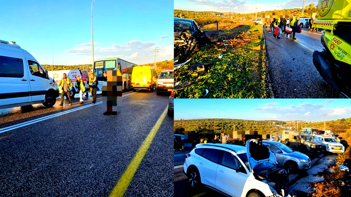 حرب الشّوارع| أربع إصابات بينها خطيرة من جرّاء حادث طرق وقع بين مركبتين على  شارع 465 في منطقة القدس