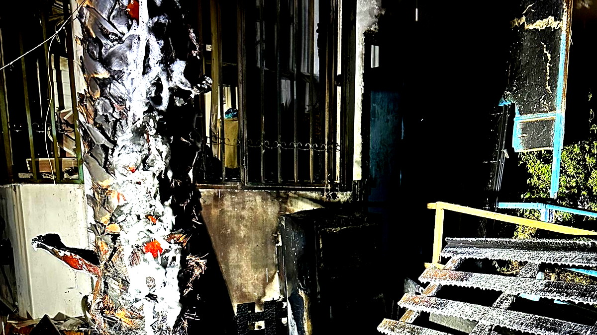 تل ابيب- يافا: حريق شجرة نخيل يؤدي الى احتراق منزل