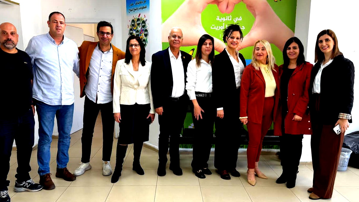 وفد من بلدية الناصرة بزيارة لمدرسة اوريت 