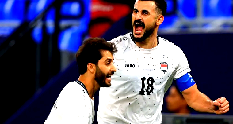 العراق يعبر البحرين ويتصدر مجموعته في كأس العرب 
