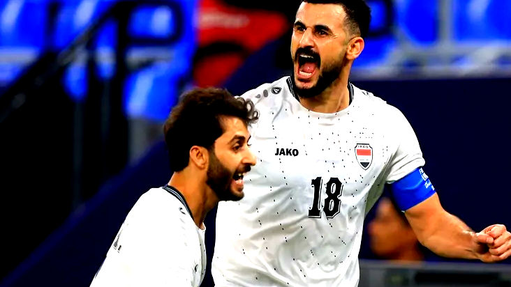 العراق يعبر البحرين ويتصدر مجموعته في كأس العرب