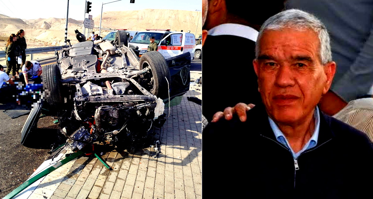 مصرع الحاج المقدسي علي داود ادكيدك وإصابة 9 آخرين جرّاء حادث طرق بين 4 مركبات على شارع 1 قرب البحر الميت