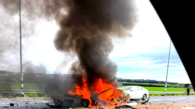 مقتل رجل من اكسال في تفجير سيارة على شارع 73 قرب نهلال