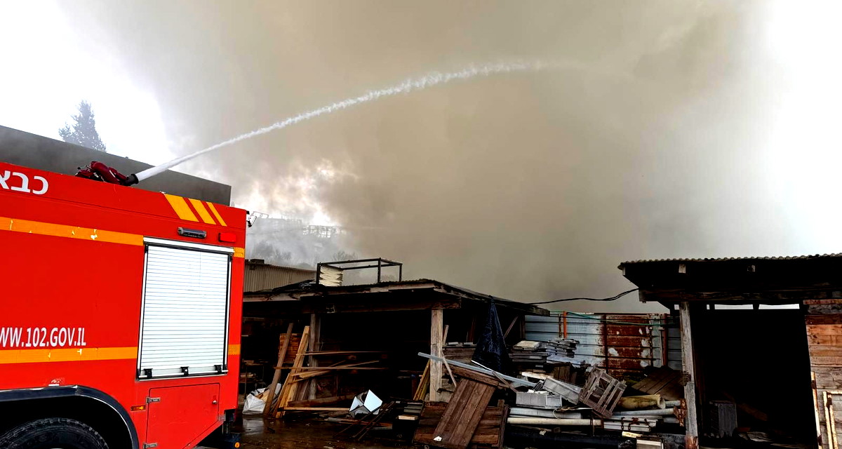 شفاعمرو: حريق كبير في مكب نفايات منذ الليلة الماضية