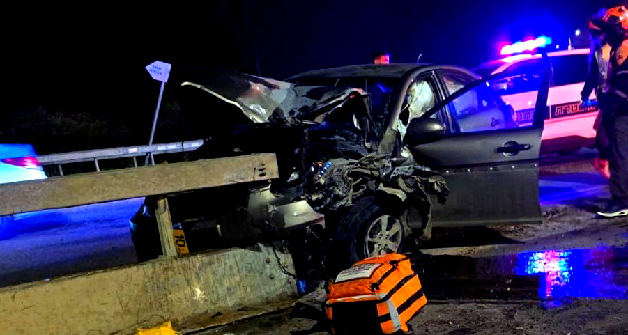 اصابات بحادث طرق على شارع 85 قرب عكا