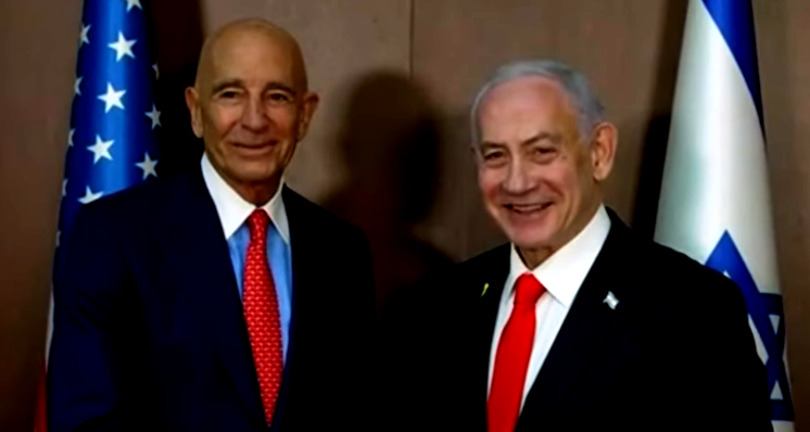 مصادر إعلامية: المبعوث الأميركي توم باراك وبنيامين نتنياهو يتوصلا  إلى تفاهمات بشأن الدّولة السّورية 