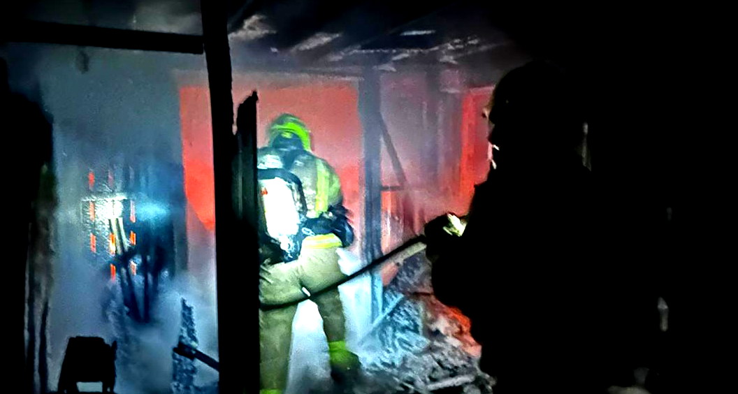 طمرة: حريق في مبنى متنقل دون اصابات