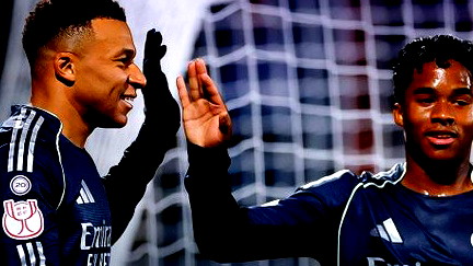 ثنائية مبابي تقود ريال مدريد لثمن نهائي كأس الملك على حساب تالافيرا