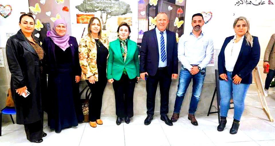 الأديبة، جميلة شحادة تلتقي طلاب مدرسة البعنة (أ)  ضمن فعاليات أسبوع اللغة العربية