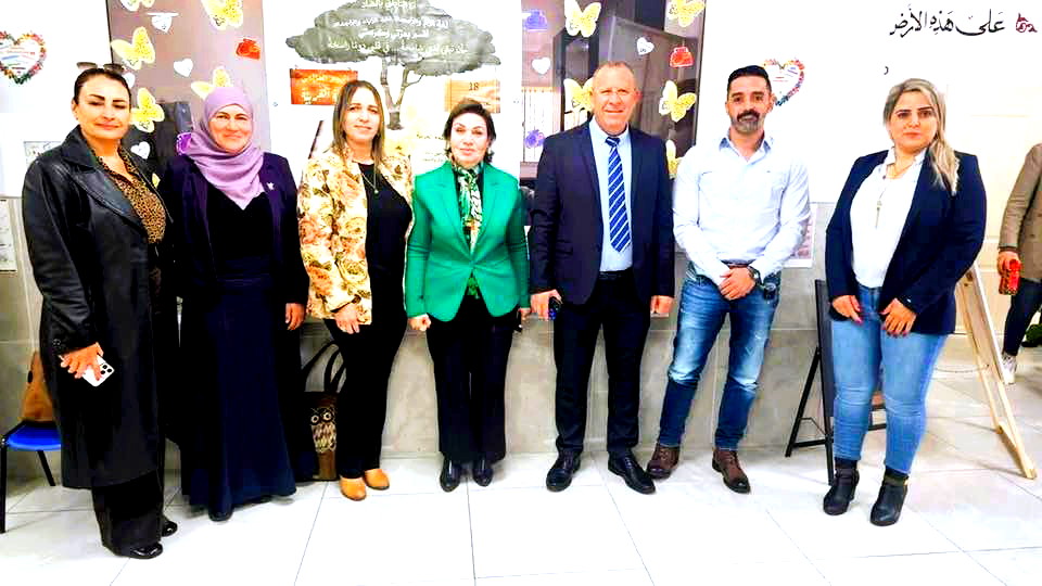 الأديبة، جميلة شحادة تلتقي طلاب مدرسة البعنة (أ)  ضمن فعاليات أسبوع اللغة العربية