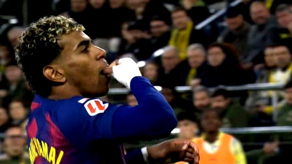 قطار برشلونة لا يتوقف ويدهس فياريال في نهاية عام مثالي