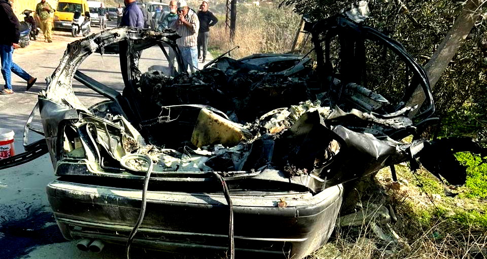 الخروقات تزيد من حدّتها- ثلاث ضحايا بهجوم إسرائيليّ استهدف مركبة بالقرب من بلدة صيدا بالأراضي الجنوبية للبنان