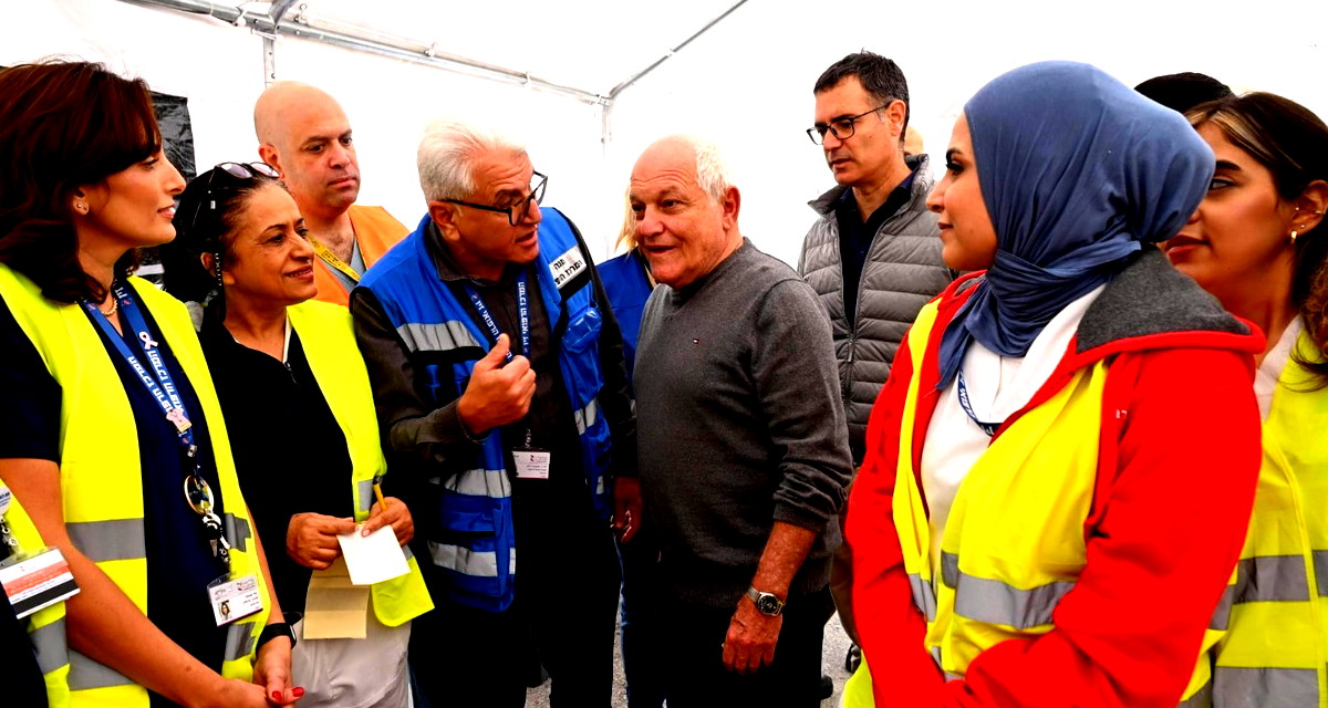 بهدف تعزيز الجهوزية لحالات الطوارئ: المركز الطبي زيڤ يختتم تمريناً ضخماً لمحاكاة زلزال وتدفق أعداد كبيرة من المصابين 