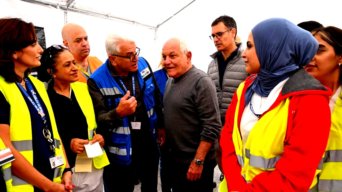 بهدف تعزيز الجهوزية لحالات الطوارئ: المركز الطبي زيڤ يختتم تمريناً ضخماً لمحاكاة زلزال وتدفق أعداد كبيرة من المصابين