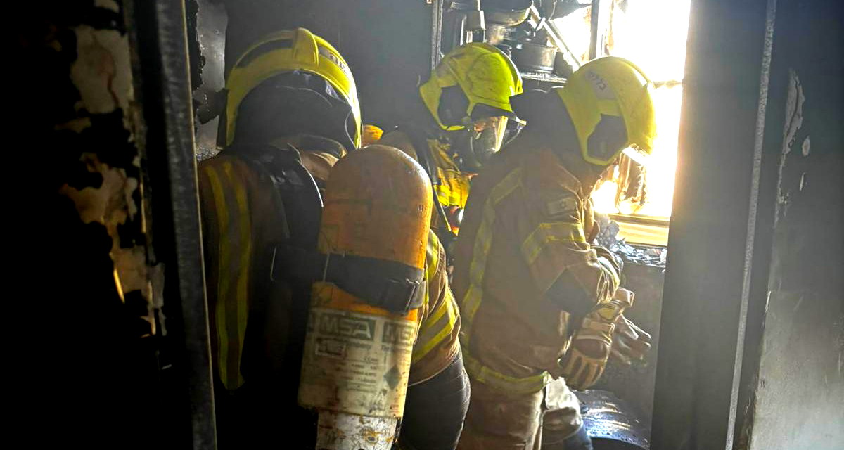 نوف هجليل: اندلاع حريق في شقة سكنية وإصابة شخص بجراح متوسطة