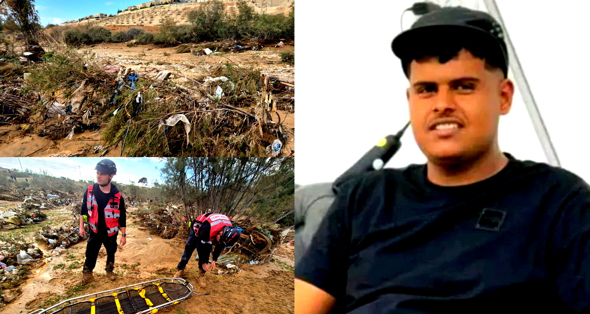 العثور على جثمان الشّاب تامر الزغارنة الذي جرفته سيول الأمطار أمس الاثنين في منطقة النقب