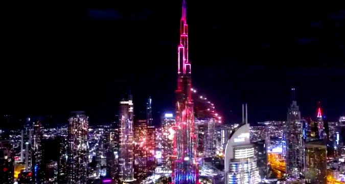 برج خليفة يُبهر العالم… ودبي تفتح بوابة 2026 بالأضواء المبهرة