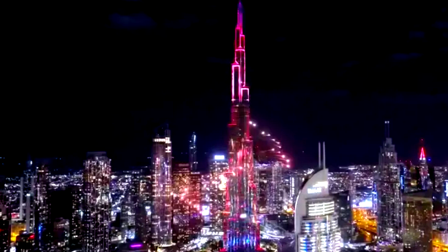 برج خليفة يُبهر العالم… ودبي تفتح بوابة 2026 بالأضواء المبهرة