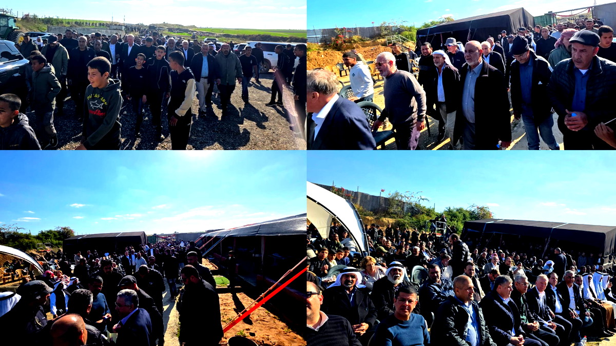 مسيرة احتجاجية واسعة في ترابين الصانع ضد الحصار والاعتقالات